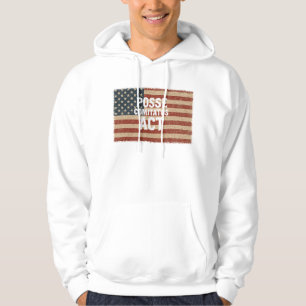 Moletom Bandeira Americana Incomodada com Lei Posse Comita