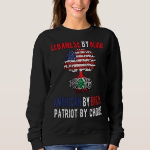 Moletom Bandeira Americana Orgulhosa Libanesa Líbano Usa
