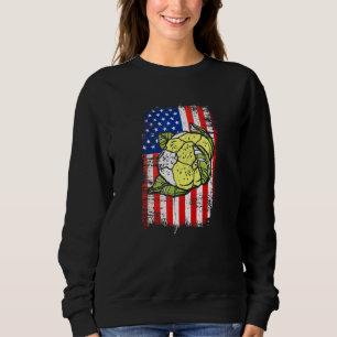 Moletom Bandeira Americana Que Fazendeiros Cauliflower Ado