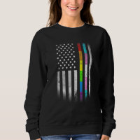 Bandeira Americana Rainbow Homossexual Rights LGBT