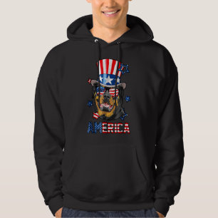 Moletom Bandeira Americana Rottweiler 4 De Julho Pn Patrió