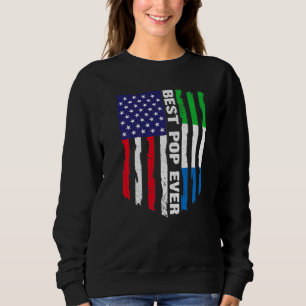 Moletom Bandeira Americana Serra Leoa Melhor Pop Nunca Fam