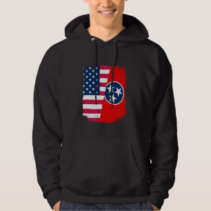Moletom Bandeira americana TENNESSEE Estado de Amizade Vin