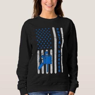 Moletom Bandeira Americana Trabalhador Postal Entrega Cart