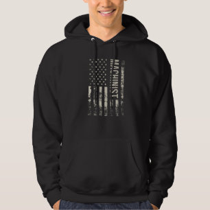 Moletom Bandeira Americana Vintage Machinist Premium