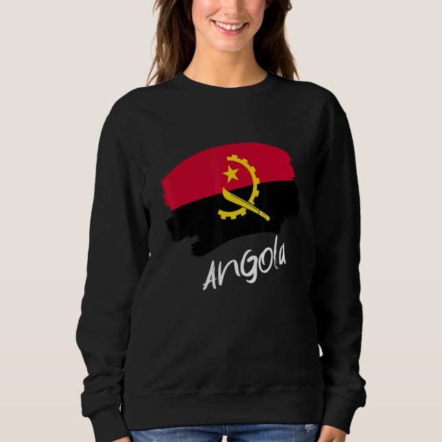 Moletom Bandeira angolana Angola (Frente)