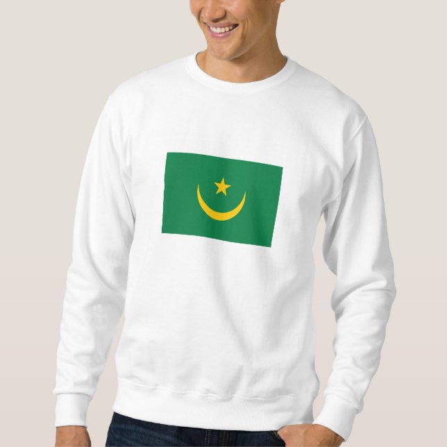 Moletom Bandeira Antiga da Mauritânia (Frente)