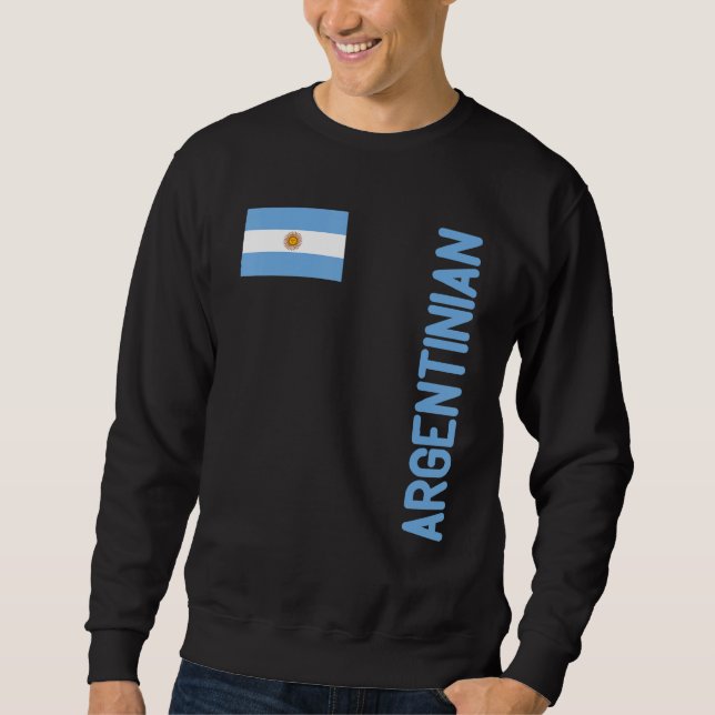 Moletom Bandeira Argentina e Raízes Argentina (Frente)