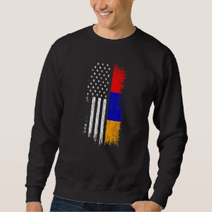 Moletom Bandeira Armênia Americana Orgulho Armênia EUA Cam