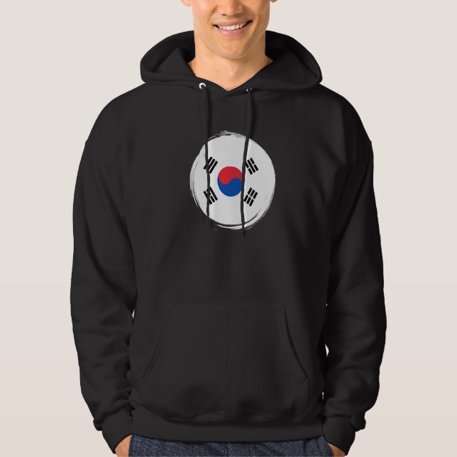 Moletom Bandeira Artística da Coreia do Sul (Frente)