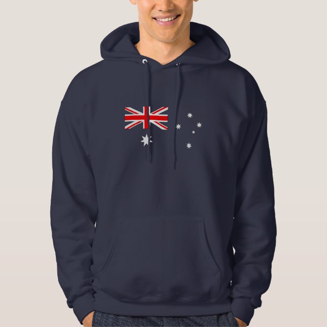 Moletom Bandeira australiana (menos o azul) (Frente)