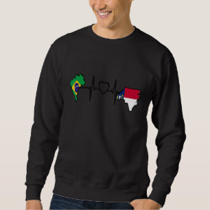 Moletom Bandeira Brasileira do Pulso da Carolina do Norte