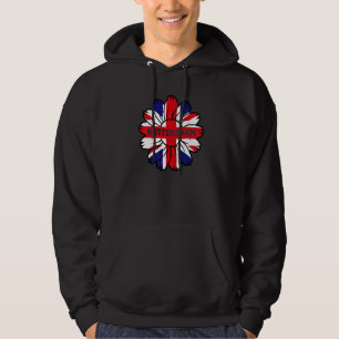 Moletom Bandeira Britânica Inglaterra Uk Girassol Nottingh