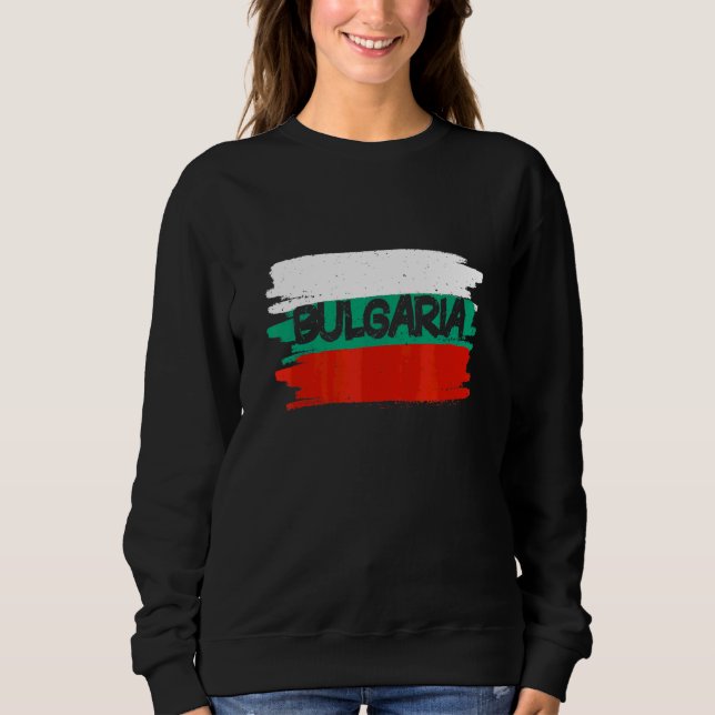 Moletom Bandeira Bulgária (Frente)