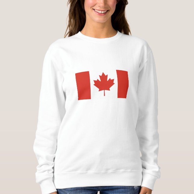 Moletom Bandeira Canadense Patriota (Frente)