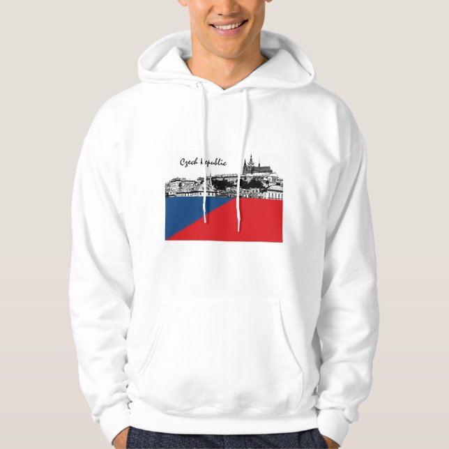 Moletom Bandeira Checa Hoodie, Checchia, Praga/Hradany (Frente)