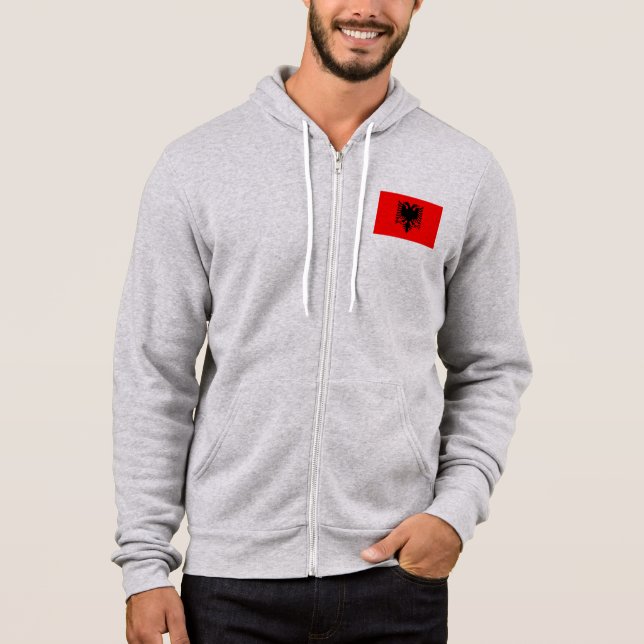 Moletom Bandeira da Albânia (Frente)