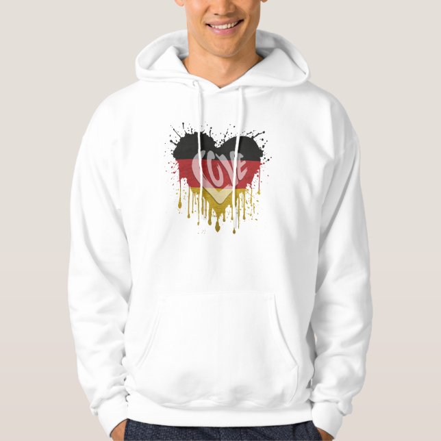 Moletom Bandeira da Alemanha do Amor (Frente)