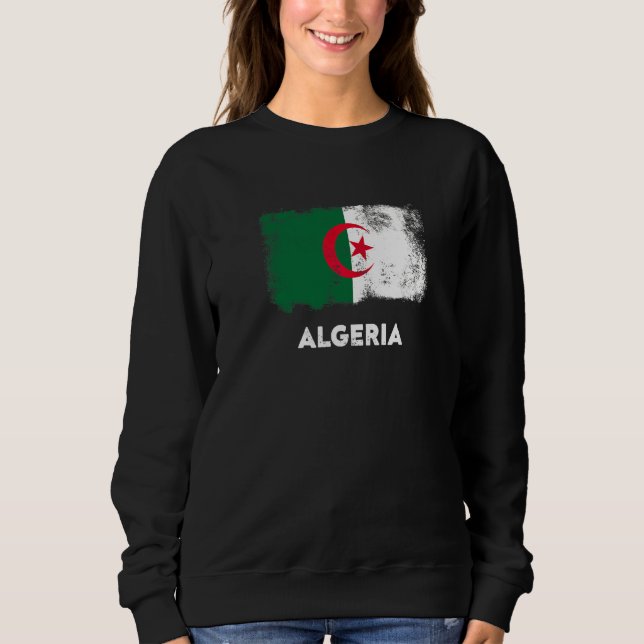 Moletom Bandeira da Argélia   (Frente)