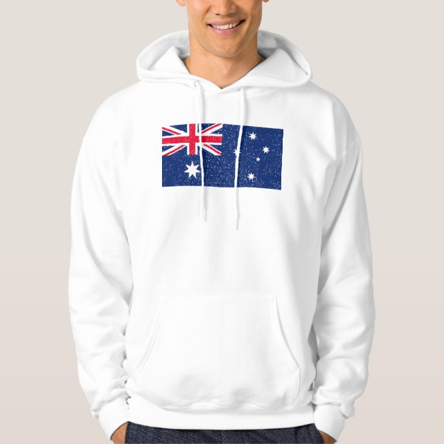 Moletom Bandeira da Austrália, colheita (Frente)