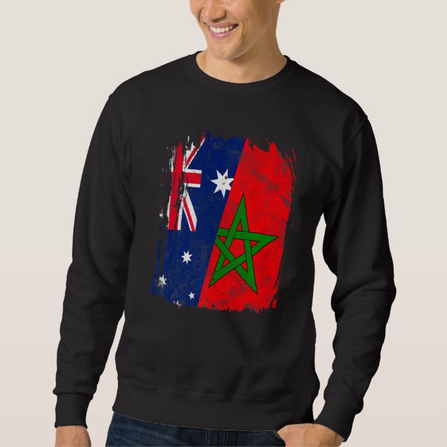 Moletom Bandeira da Austrália do Marrocos (Frente)