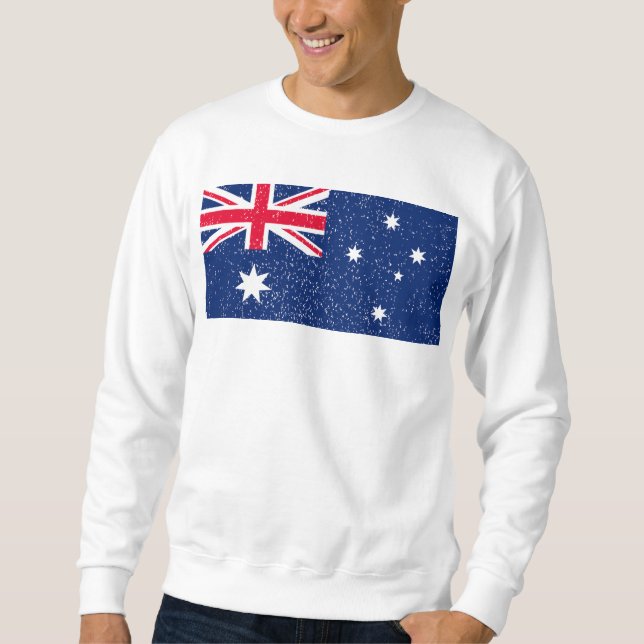 Moletom Bandeira da Austrália, vintage (Frente)