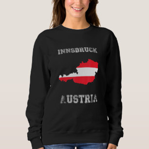 Moletom Bandeira da Áustria Distressed Retro Innsbruck Áus