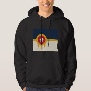 Moletom Bandeira da cidade de Tulsa, estado de Oklahoma
