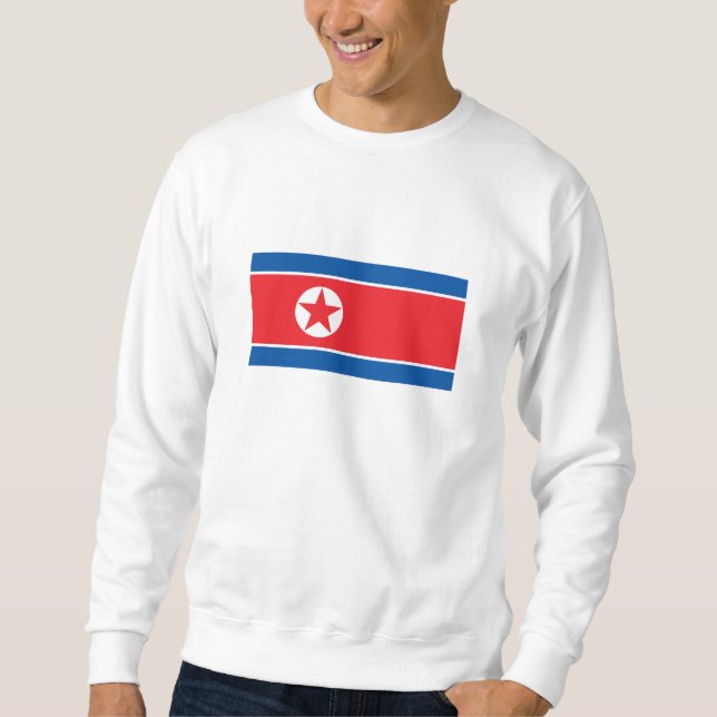 Moletom Bandeira da Coreia do Norte (Frente)