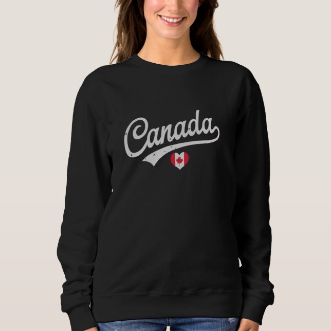 Moletom Bandeira da Folha de Bordo do Canadá Canadense (Frente)