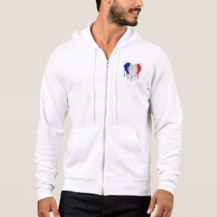 Moletom Bandeira da França Amor