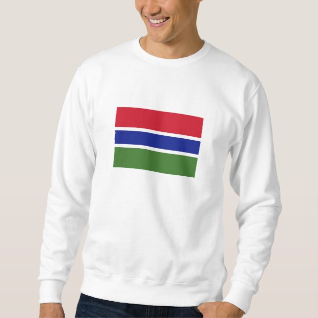 Moletom Bandeira da Gâmbia (Frente)