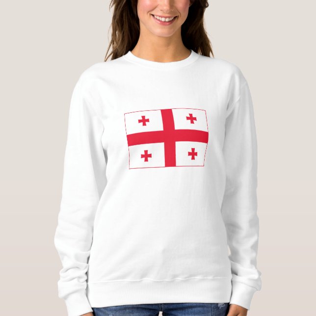 Moletom Bandeira da Geórgia (Frente)