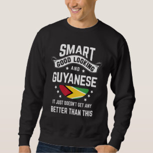 Moletom Bandeira da Guiana Orgulho Nativo Guiana Raízes Gu