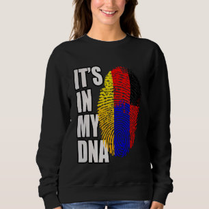 Moletom Bandeira da Herança de DNA Alemã e Armênia