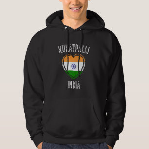 Moletom Bandeira da Índia Coração Cidade Kukatpalli