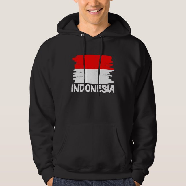 Moletom Bandeira da Indonésia Legal (Frente)