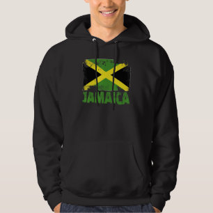 Moletom Bandeira da Jamaica Vintage Distressed Jamaicano G