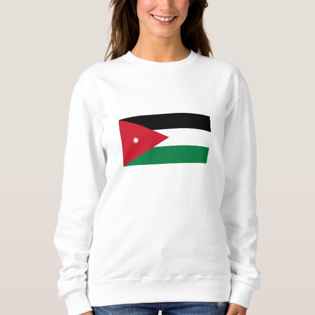 Moletom Bandeira da Jordânia (Frente)
