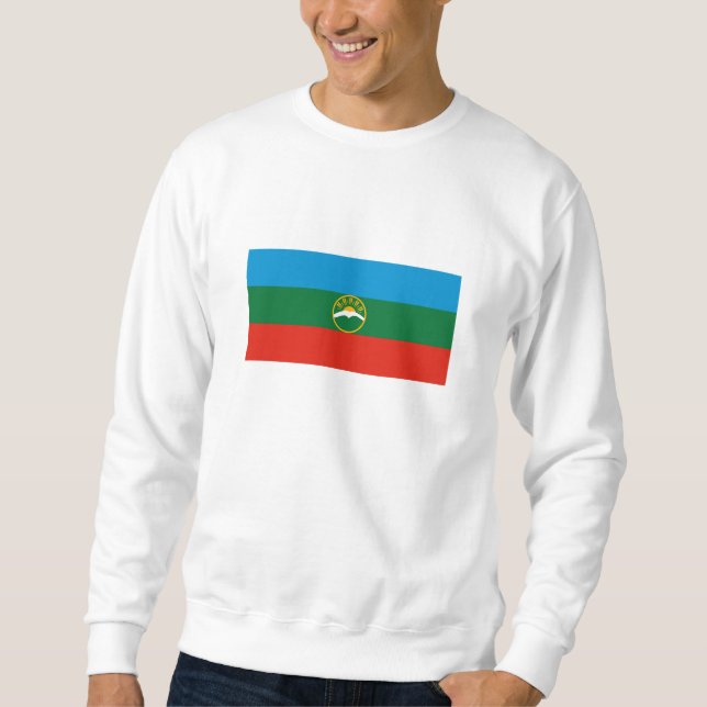 Moletom Bandeira da Karachay-Circássia (Frente)