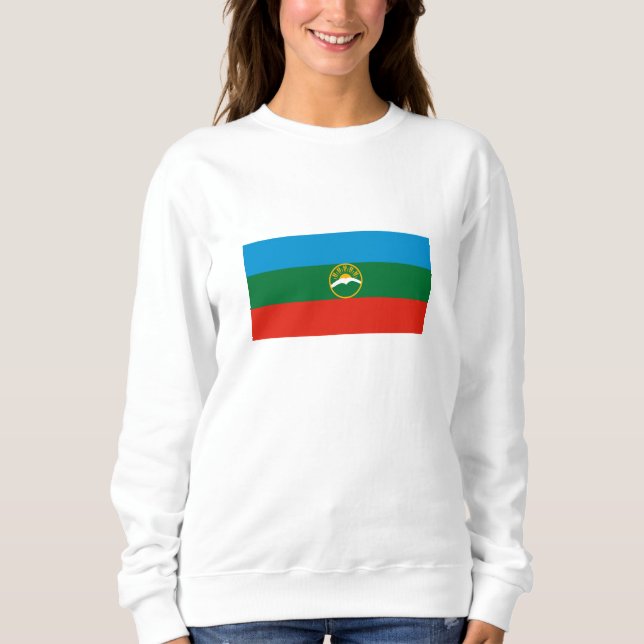 Moletom Bandeira da Karachay-Circássia (Frente)