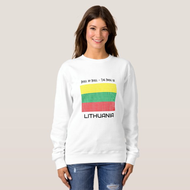 Moletom Bandeira da Lituânia (Frente Completa)