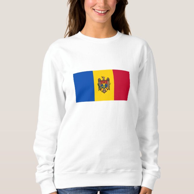 Moletom Bandeira da Moldávia (Frente)