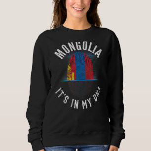 Moletom Bandeira Da Mongólia Vintage Está No Meu Dna Mongo