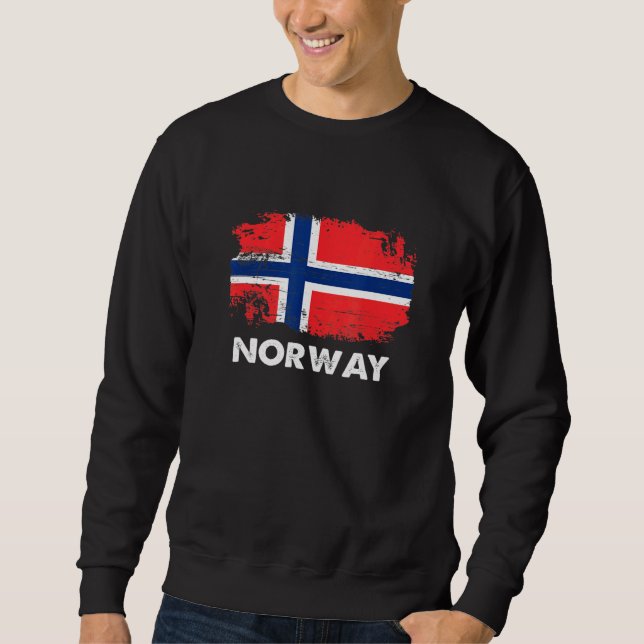 Moletom Bandeira da Noruega Design (Frente)