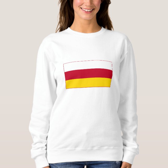 Moletom Bandeira da Ossétia do Norte (Frente)