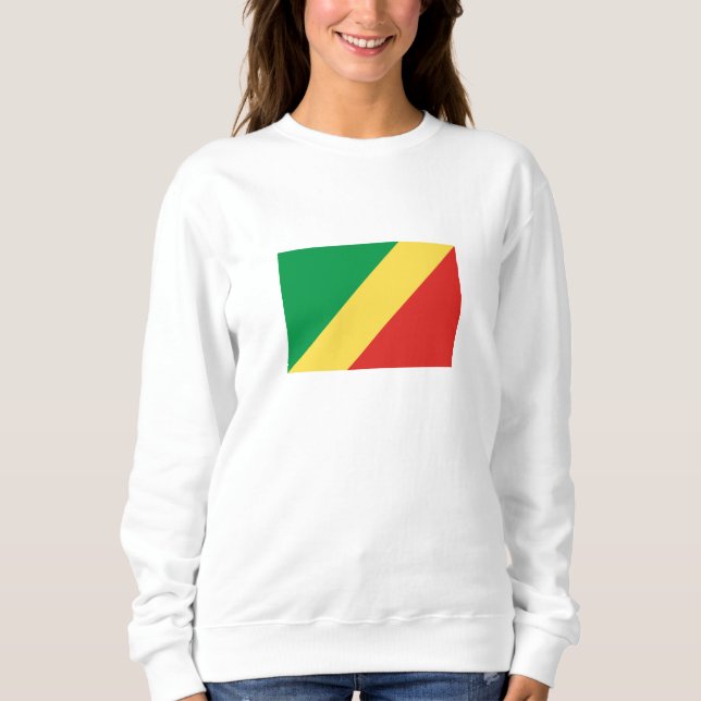 Moletom Bandeira da República do Congo (Frente)