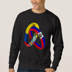 Moletom Bandeira da República Dominicana Venezuela Anel Ca