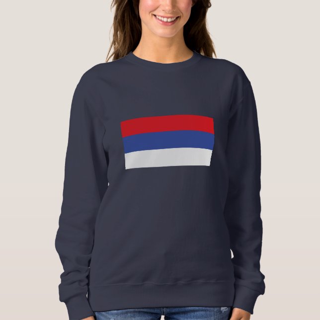 Moletom Bandeira da República Sérvia (Frente)