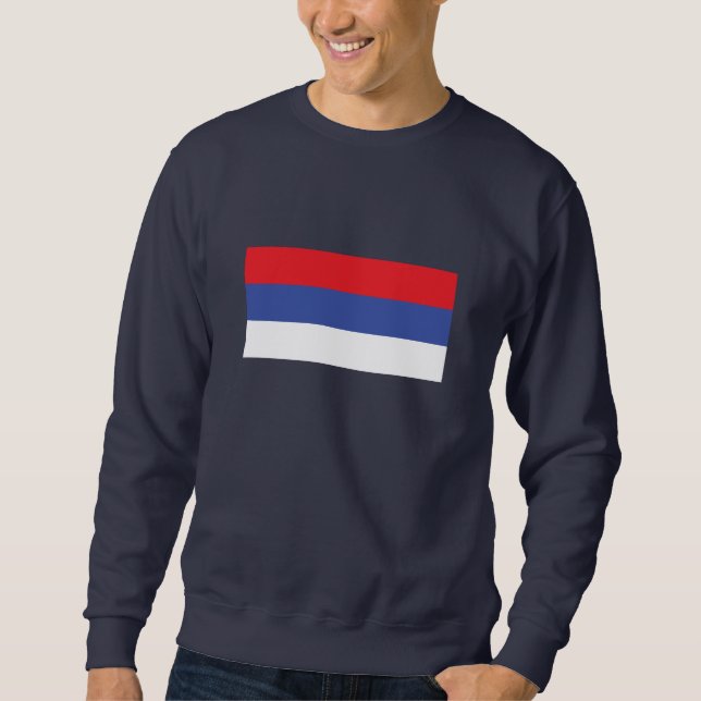 Moletom Bandeira da República Sérvia (Frente)